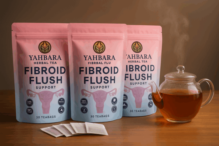 YAHBARA® Fibroid Flush Herbal Tea – 30 Teabags - Image 5